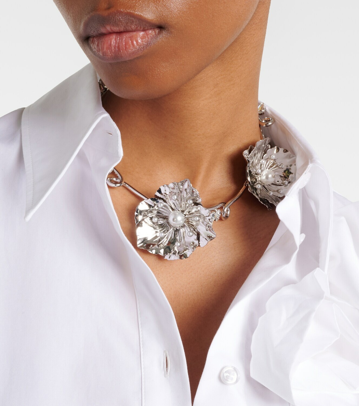 Simone Rocha Turbo Blooming Poppy choker