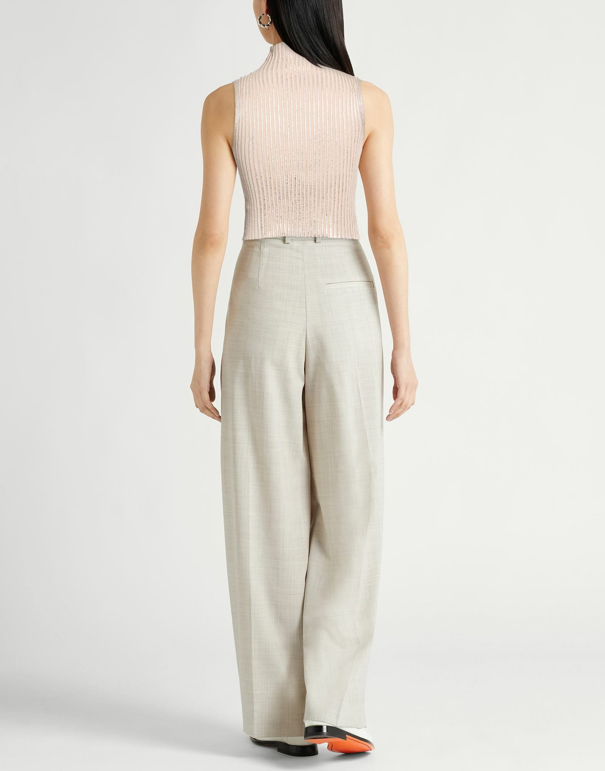 Peserico Womens Turtleneck in Silver