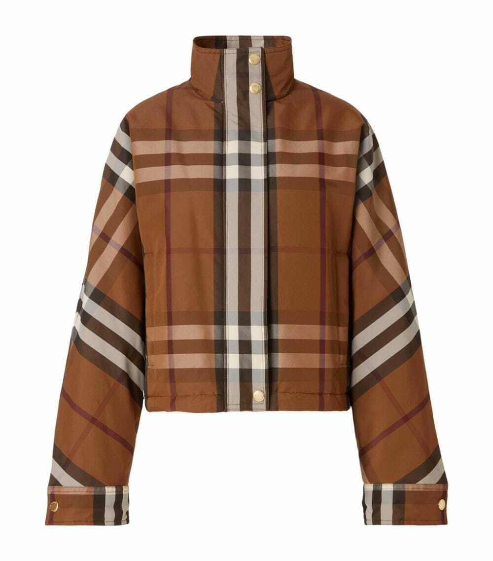 BURBERRY - Check Motif Jacket Burberry