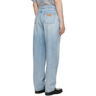 MM6 Maison Margiela Blue Distressed Jeans