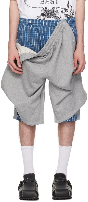Photo: Y/Project Gray Layered Shorts