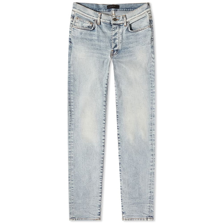 Photo: AMIRI Men's Stack Jean in Stone Indigo