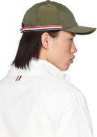 Thom Browne Green Classic Twill 6-Panel Cap