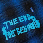 Awake NY End & Beginning Embroidered Flannel Shirt in Blue