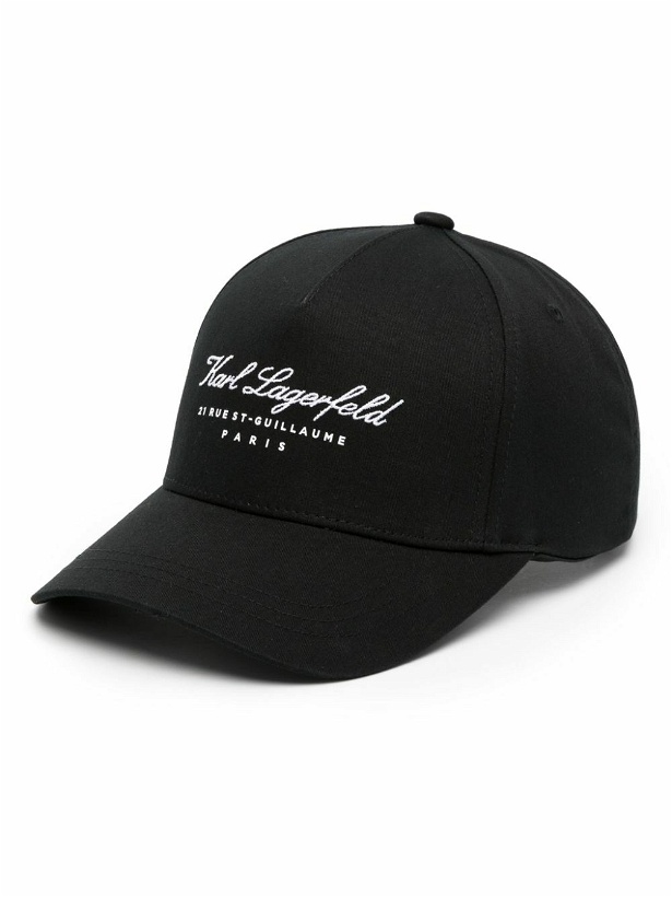 Photo: KARL LAGERFELD - Hat With Logo