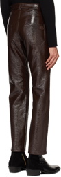 Courrèges Brown Five-Pocket Trousers
