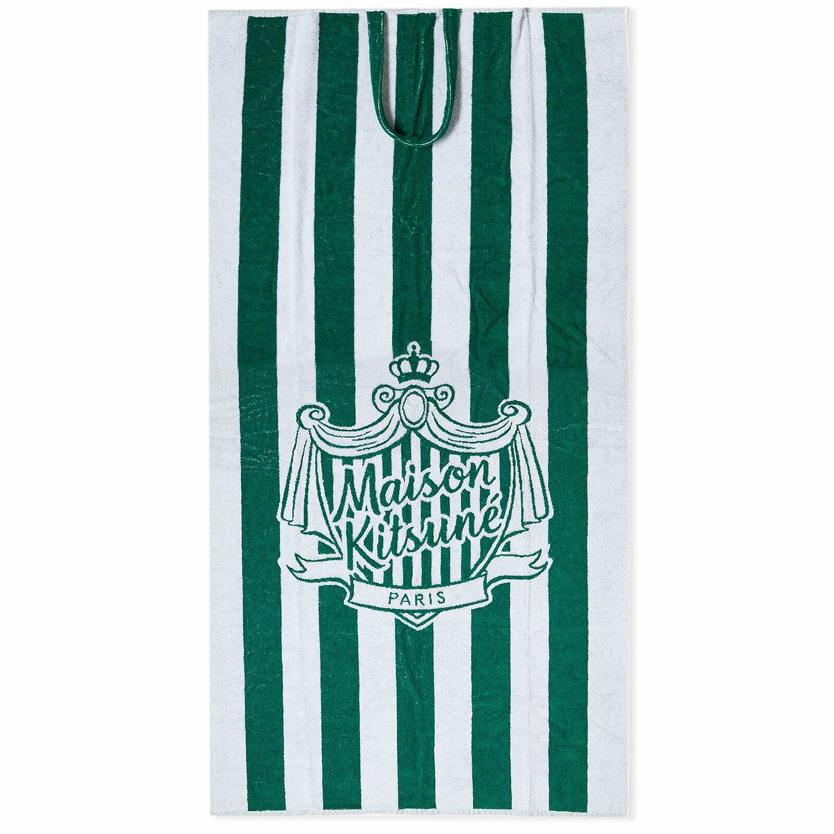 即配★MAISON KITSUNE 19SS BEACH TOWEL PARISIEN ネイビー 即配☆MAISON KITSUNE 19SS BEACH TOWEL PARISIEN ネイビー