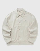 Calvin Klein Jeans WOVEN LABEL SNAP HWK JACKET Beige Mens Bomber Jackets/Overshirt