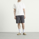 Foret Men's Shift Textured Shorts in Black Stripe
