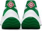 Casablanca Green & White Atlantis Sneakers