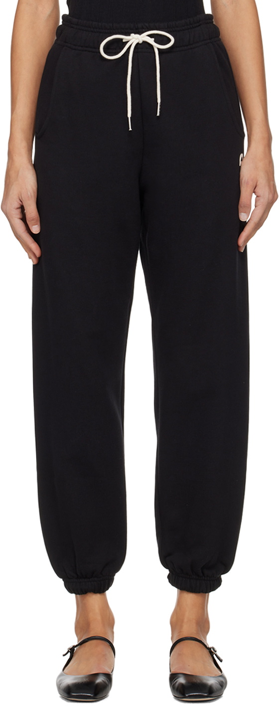 Dunst Black Drawstring Lounge Pants