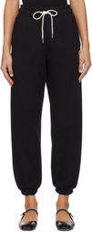 Dunst Black Drawstring Lounge Pants