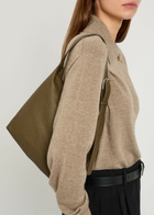 The Row Isa Leather Shoulder bag - Olive - One Size
