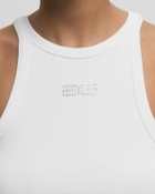 Gestuz GZDREW RHINESTONE LOGO TANK White Womens Tops & Tank