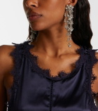 Isabel Marant Freya embellished clip-on drop earrings