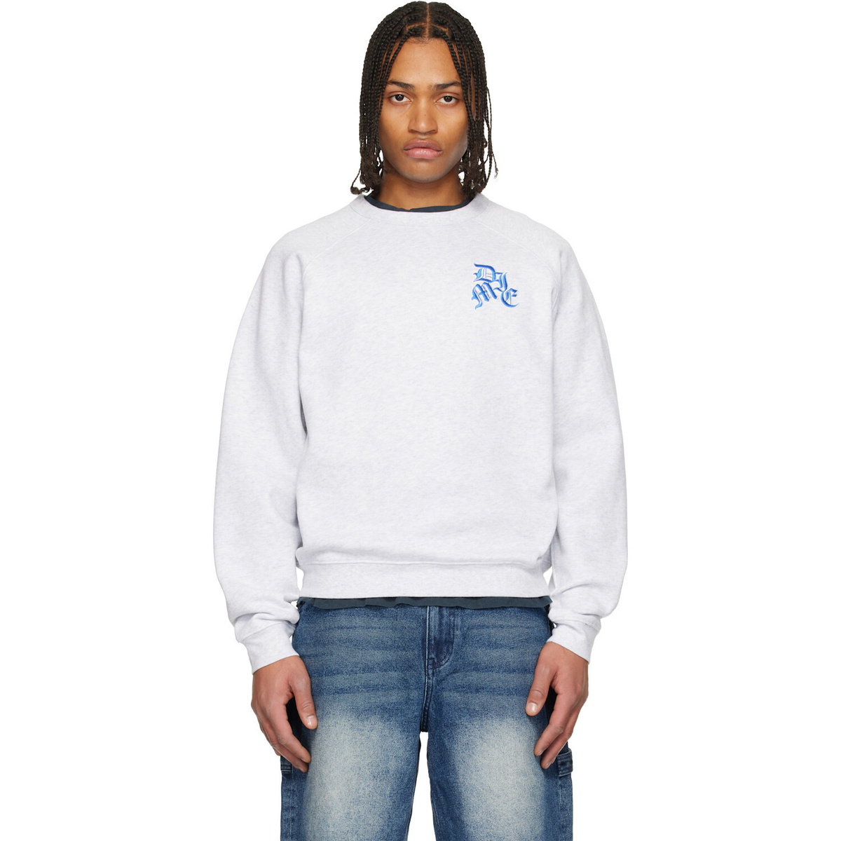 Dime Gray Dolph Crewneck Sweatshirt
