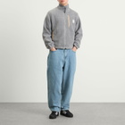 Butter Goods Men's Terrain Highpile Fleece Jacket in Grey
