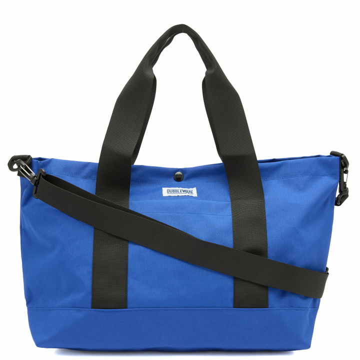 Photo: Dubbleware Men's Vintage 2-Way Tote Bag in Blue 