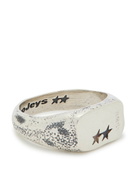 Twojeys Elongated Sterling Silver-plated Brass Signet Ring