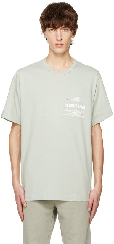 Photo: Helmut Lang Green Ski T-Shirt