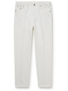 BRUNELLO CUCINELLI - Tapered Denim Jeans - White