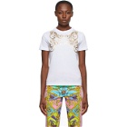 Versace Jeans Couture White Institutional Logo T-Shirt