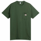 Randy's Garments Men's Randy’s Garments INC. Logo Pocket T-Shirt in Dark Green