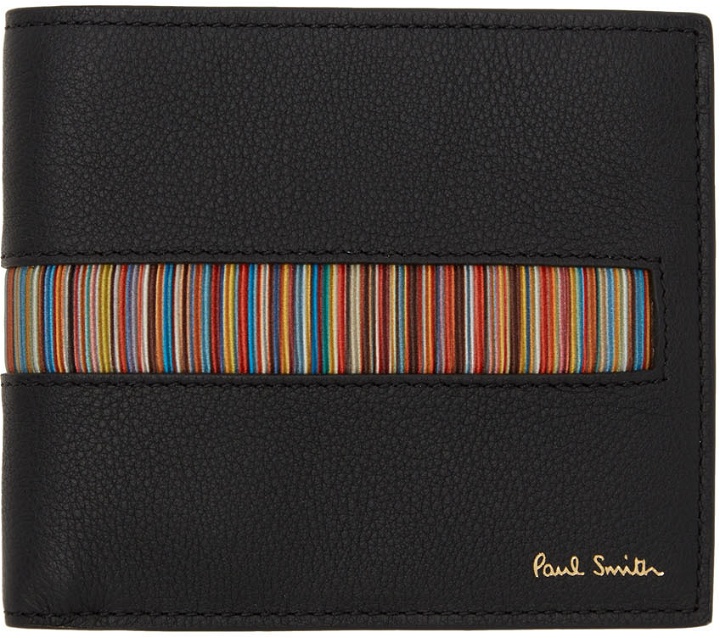 Photo: Paul Smith Black Signature Stripe Bifold Wallet