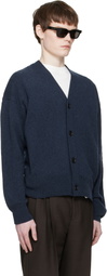 BOSS Navy Wool Cardigan