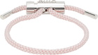 OUIE Pink & Silver Toggle Bracelet