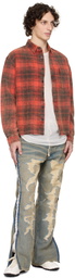Rivington Roi Rebis White & Blue Fathers Garden Fara-C Jeans