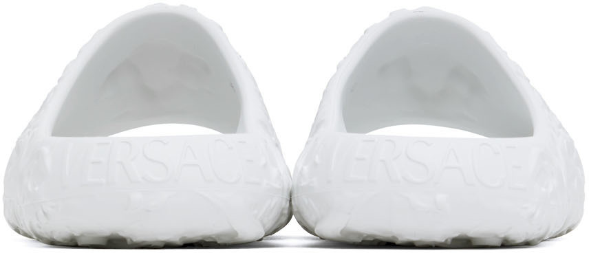 Versace Medusa Dimension Slide White (Women's)