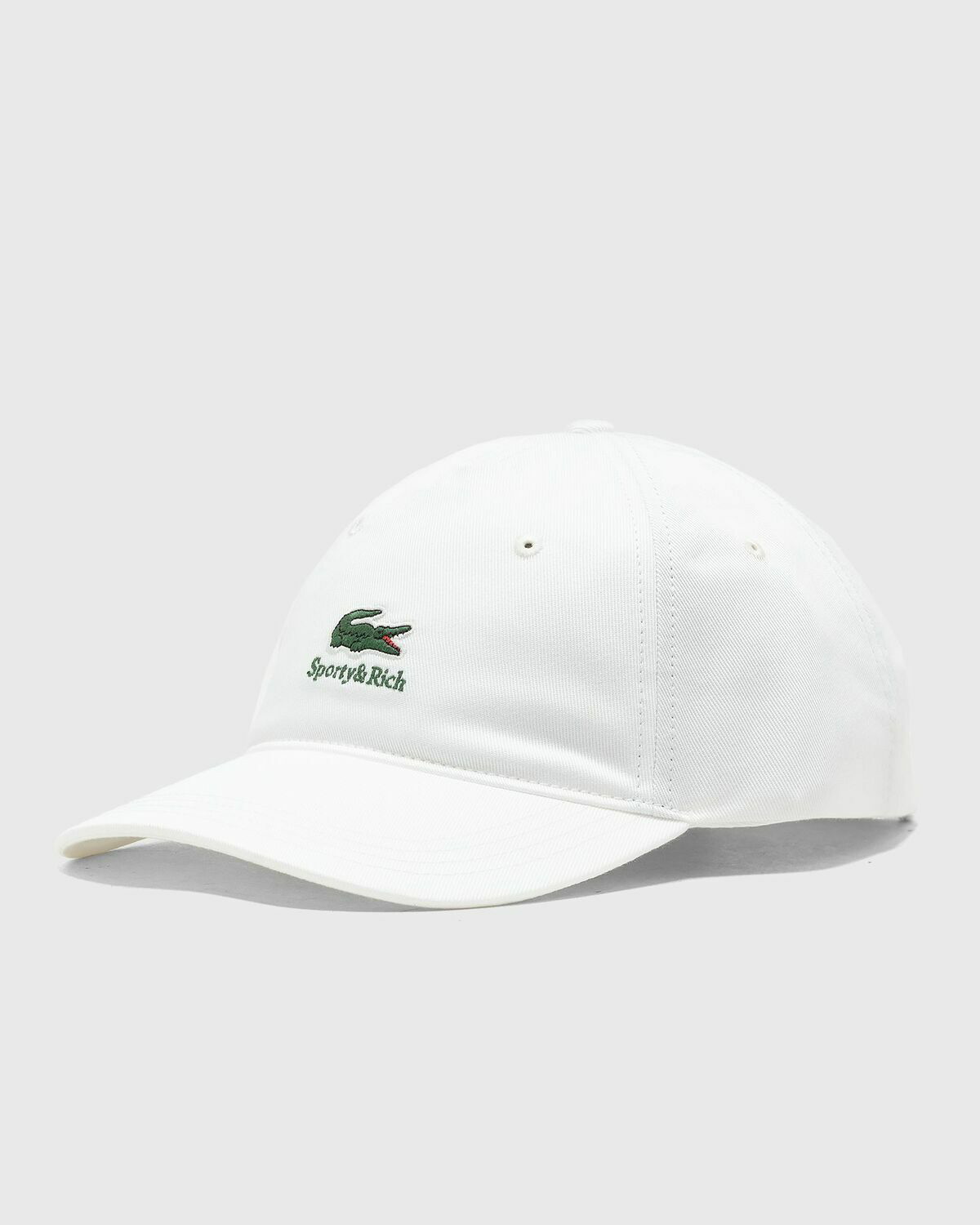 Gnaven måske jogger Sporty & Rich Lacoste Serif Hat White - Mens - Caps Sporty & Rich