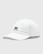 Sporty & Rich Lacoste Serif Hat White - Mens - Caps