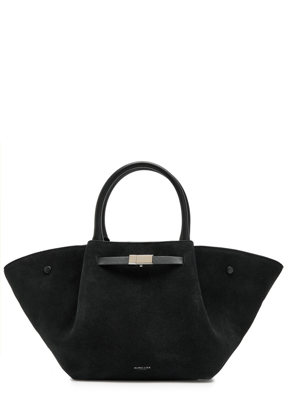 Demellier The Midi New York Grained Leather Tote bag - Black - One Size