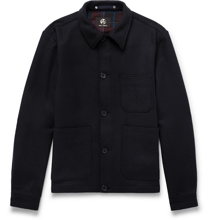 Photo: PS by Paul Smith - Wool-Blend Twill Jacket - Navy