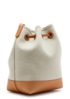 Mansur Gavriel Mini Canvas Bucket bag - Natural - One Size