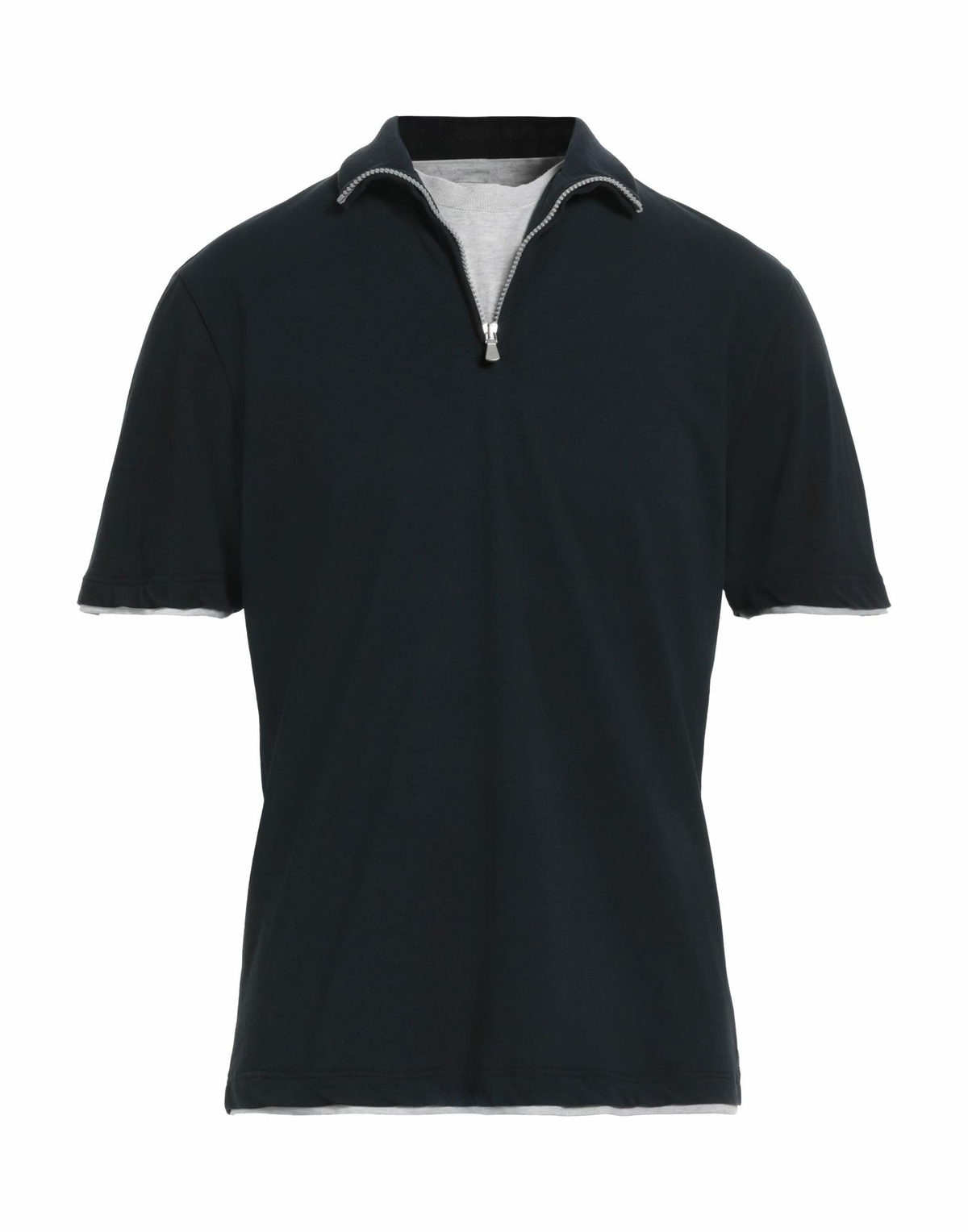 Eleventy Mens Polo shirt Midnight in Blue
