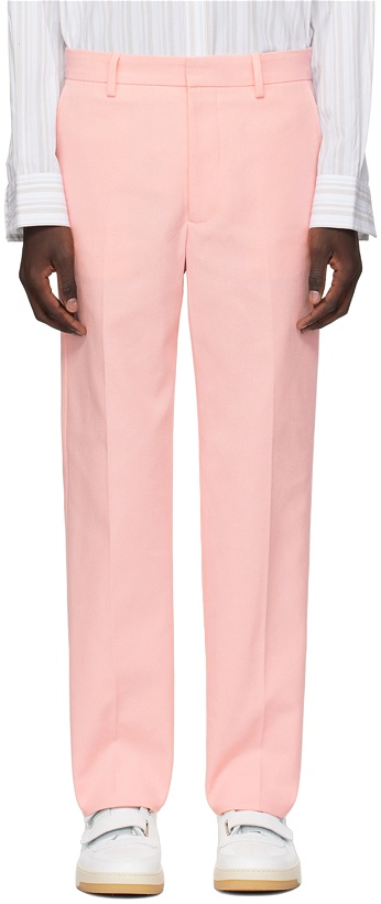 Photo: Acne Studios Pink Three-Pocket Trousers
