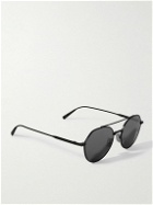 Dior Eyewear - DiorBlackSuit R6U Aviator-Style Metal Sunglasses