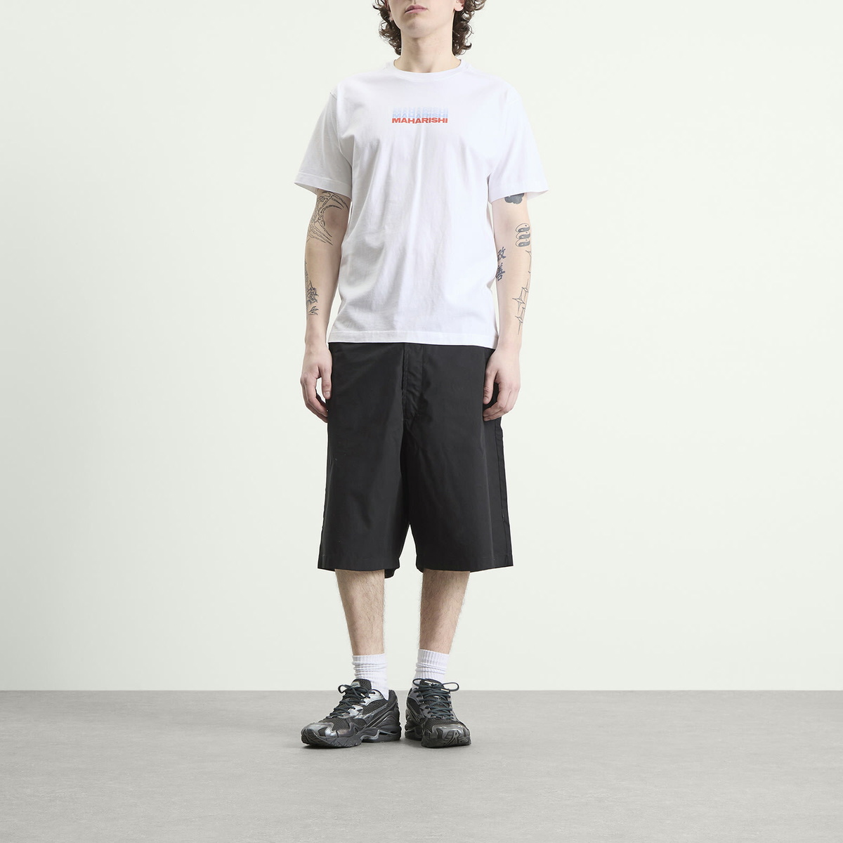 Maharishi Men's Oversized Snoshorts in Black