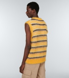 Marni - Striped mohair-blend sweater vest