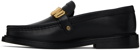 Moschino Black College Loafers