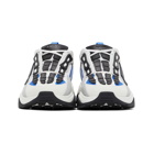 AMIRI White and Blue Bone Runner Sneakers