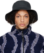 Gramicci Black F/CE. Edition Quilted Bucket Hat