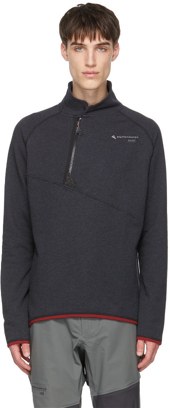 Photo: Klättermusen Grey Falen Zip-Up Sweatshirt
