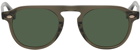 Garrett Leight Black Harding Sunglasses