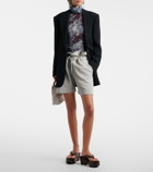 Dries Van Noten Hadiela cotton jersey shorts