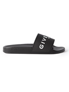 Givenchy - Logo-Embossed Rubber Slides - Black