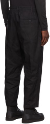 Y-3 Black Waxed RS Utility Trousers